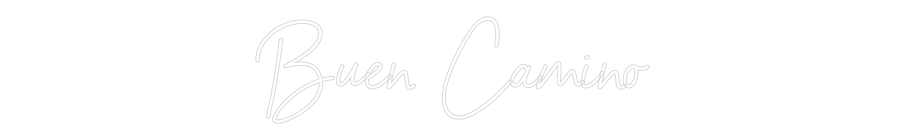 Individuelles Neon: Buen Camino