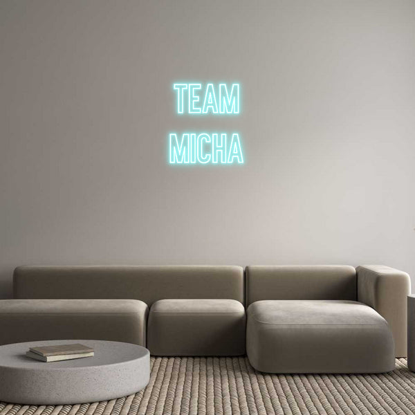 Individuelles Neon: Team 
Micha