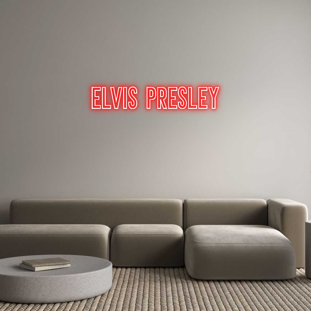 Individuelles Neon: ELVIS PRESLEY
