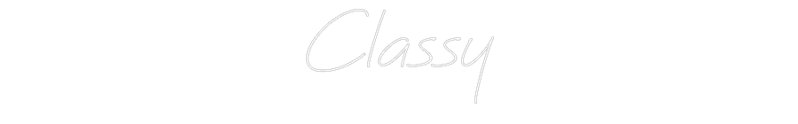 Individuelles Neon: Classy