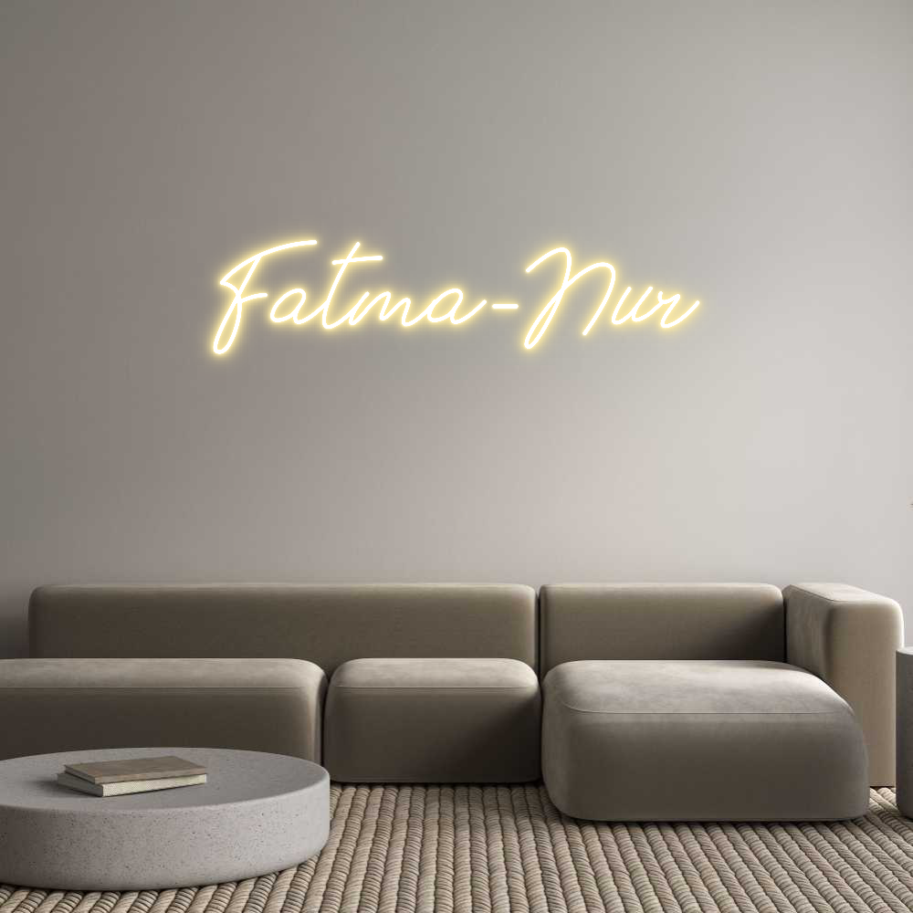 Individuelles Neon: Fatma-Nur