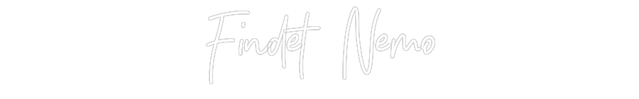 Individuelles Neon: Findet Nemo