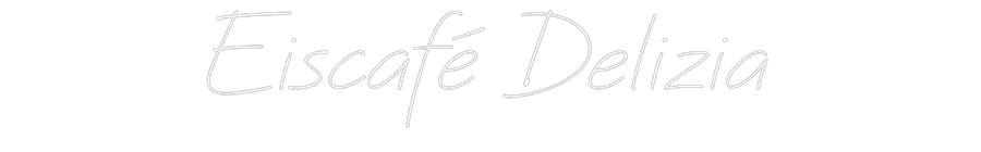 Individuelles Neon: Eiscafé Deliz...