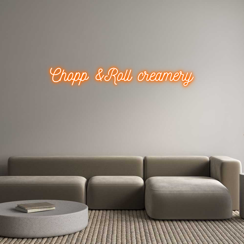 Individuelles Neon: Chopp &Roll c...