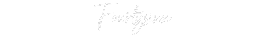 Individuelles Neon: Fourtysixx