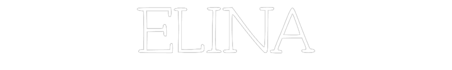 Individuelles Neon: ELINA