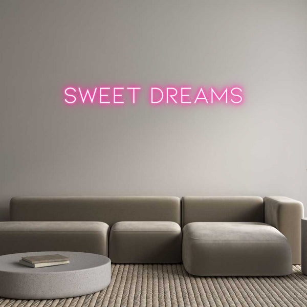 Individuelles Neon: Sweet Dreams