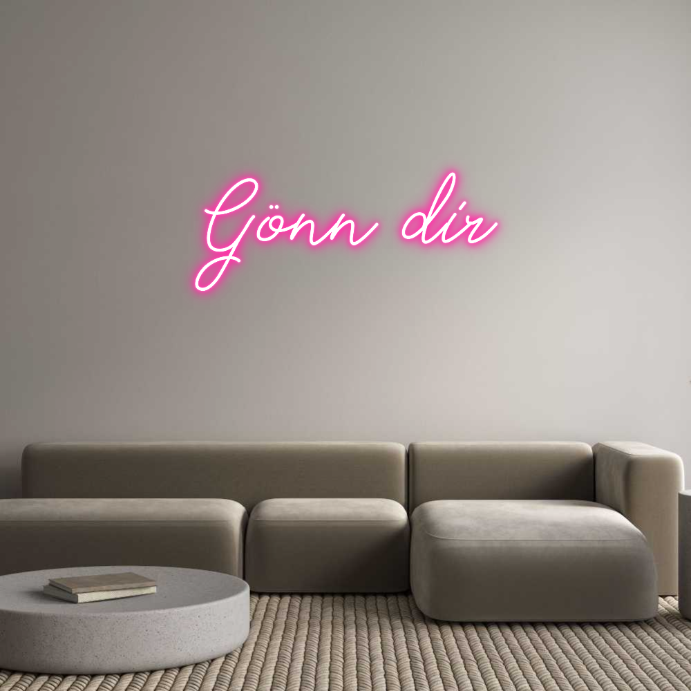Individuelles Neon: Gönn dir