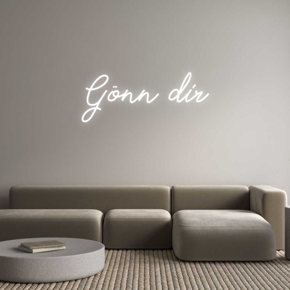 Individuelles Neon: Gönn dir