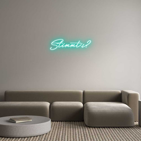 Individuelles Neon: Stimmt´s?