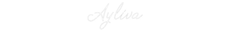 Individuelles Neon: Ayliva