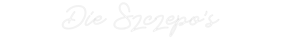 Individuelles Neon: Die Szczepo's