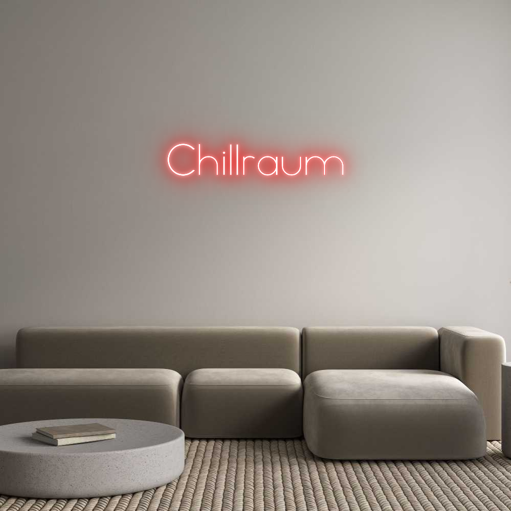 Individuelles Neon: Chillraum