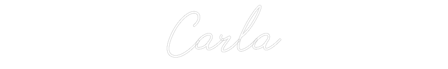 Individuelles Neon: Carla