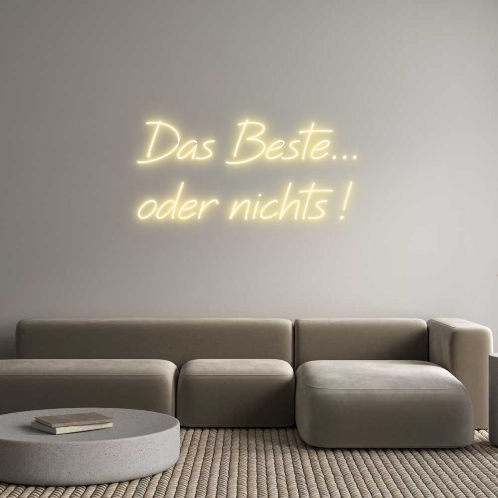 Individuelles Neon: Das Beste......