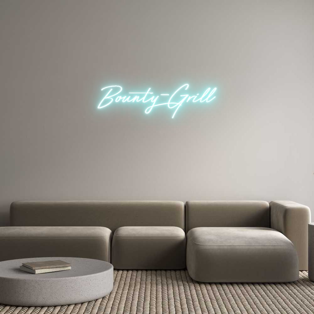 Individuelles Neon: Bounty-Grill