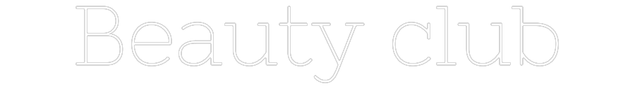 Individuelles Neon: Beauty club