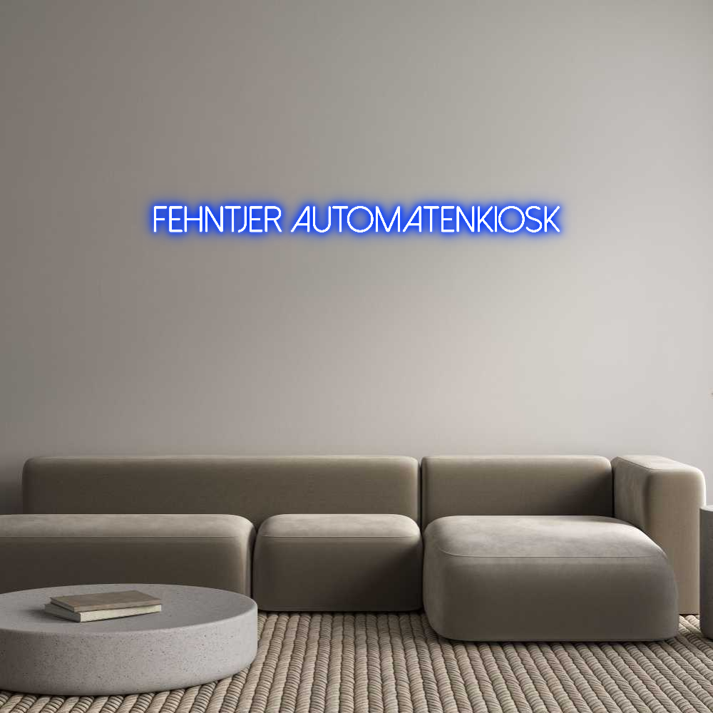 Individuelles Neon: Fehntjer Auto...