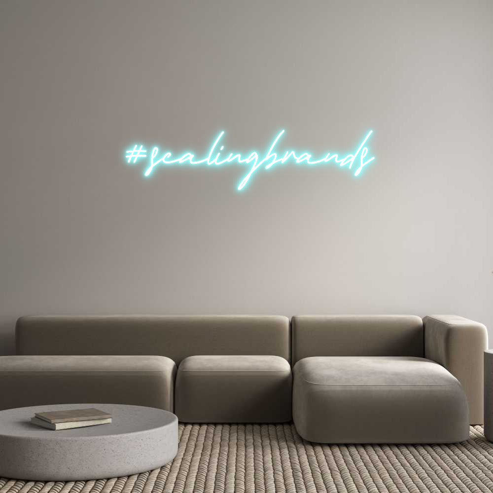 Individuelles Neon: #scalingbrands