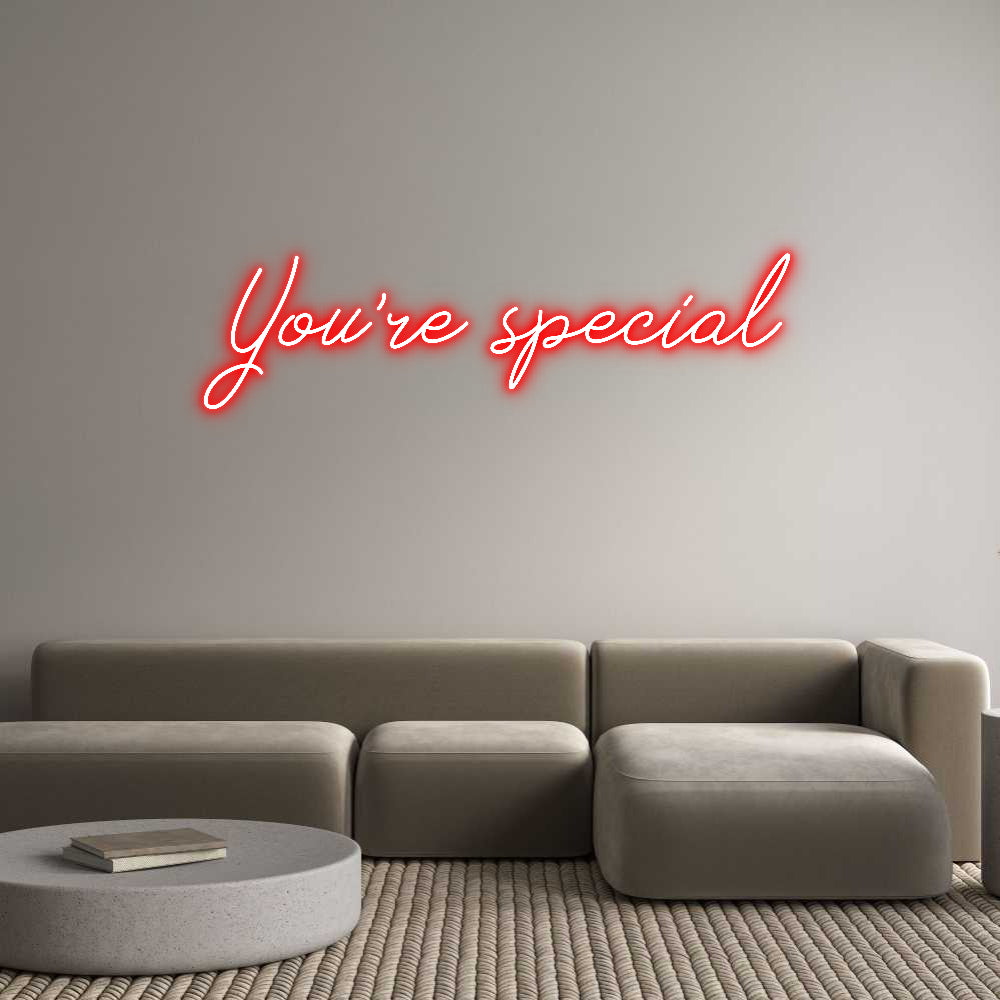 Individuelles Neon: You’re special
