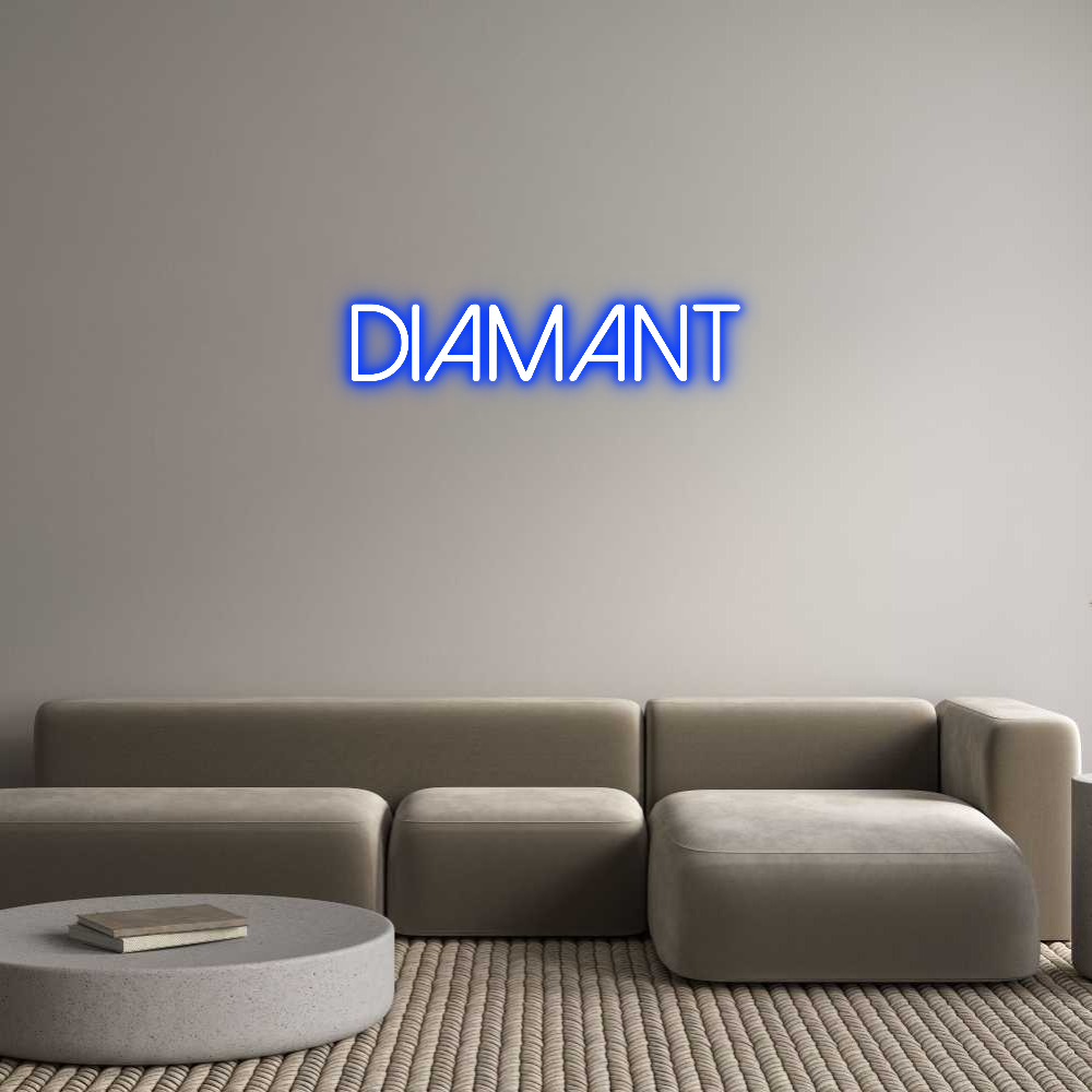 Individuelles Neon: DIAMANT