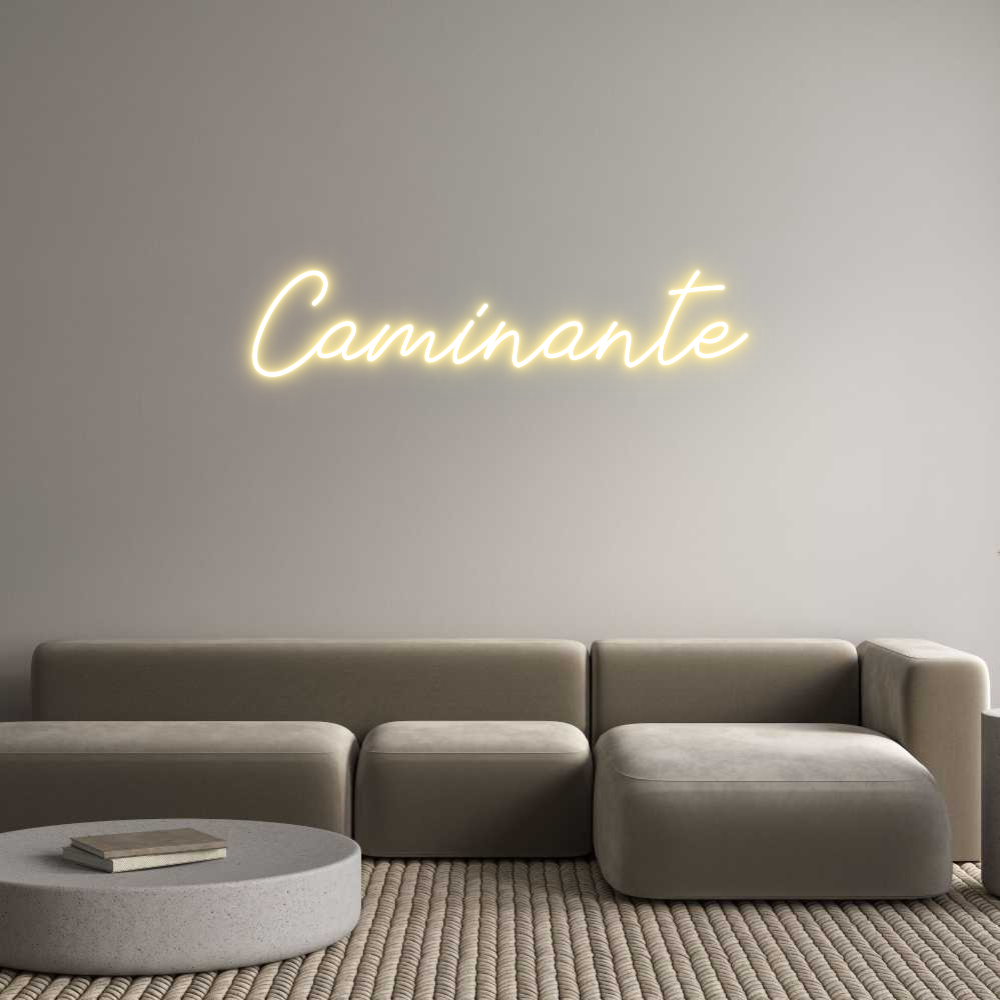 Individuelles Neon: Caminante