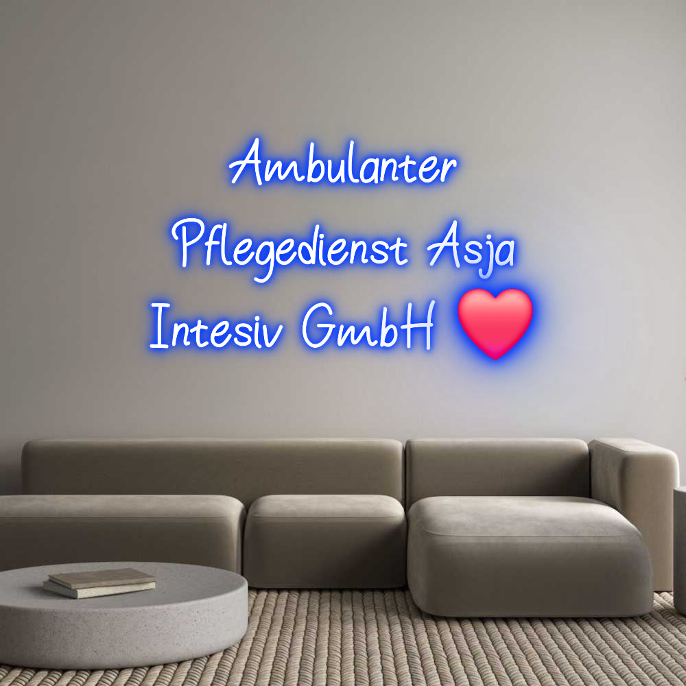 Individuelles Neon: Ambulanter 
...