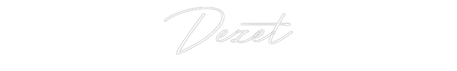Individuelles Neon: Dezet