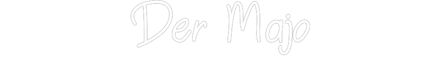 Individuelles Neon: Der Majo