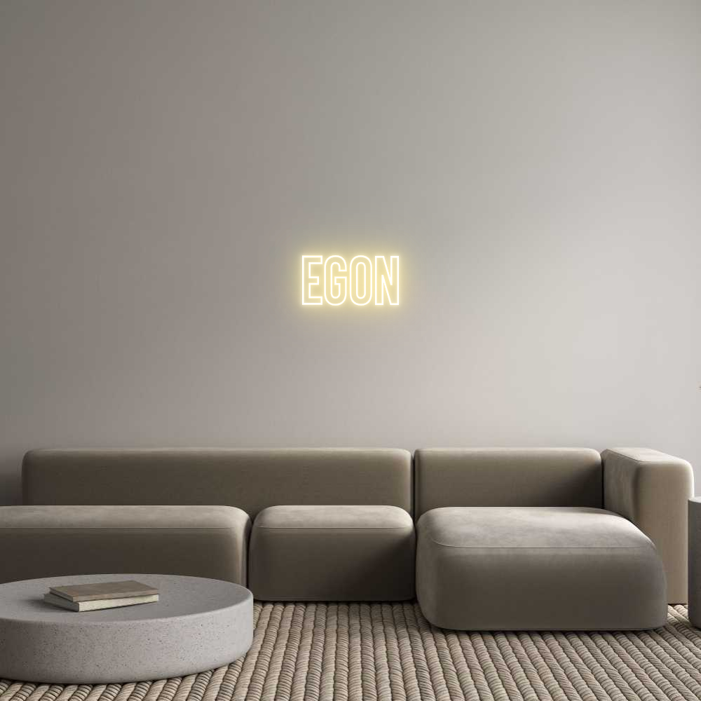 Individuelles Neon: EGON