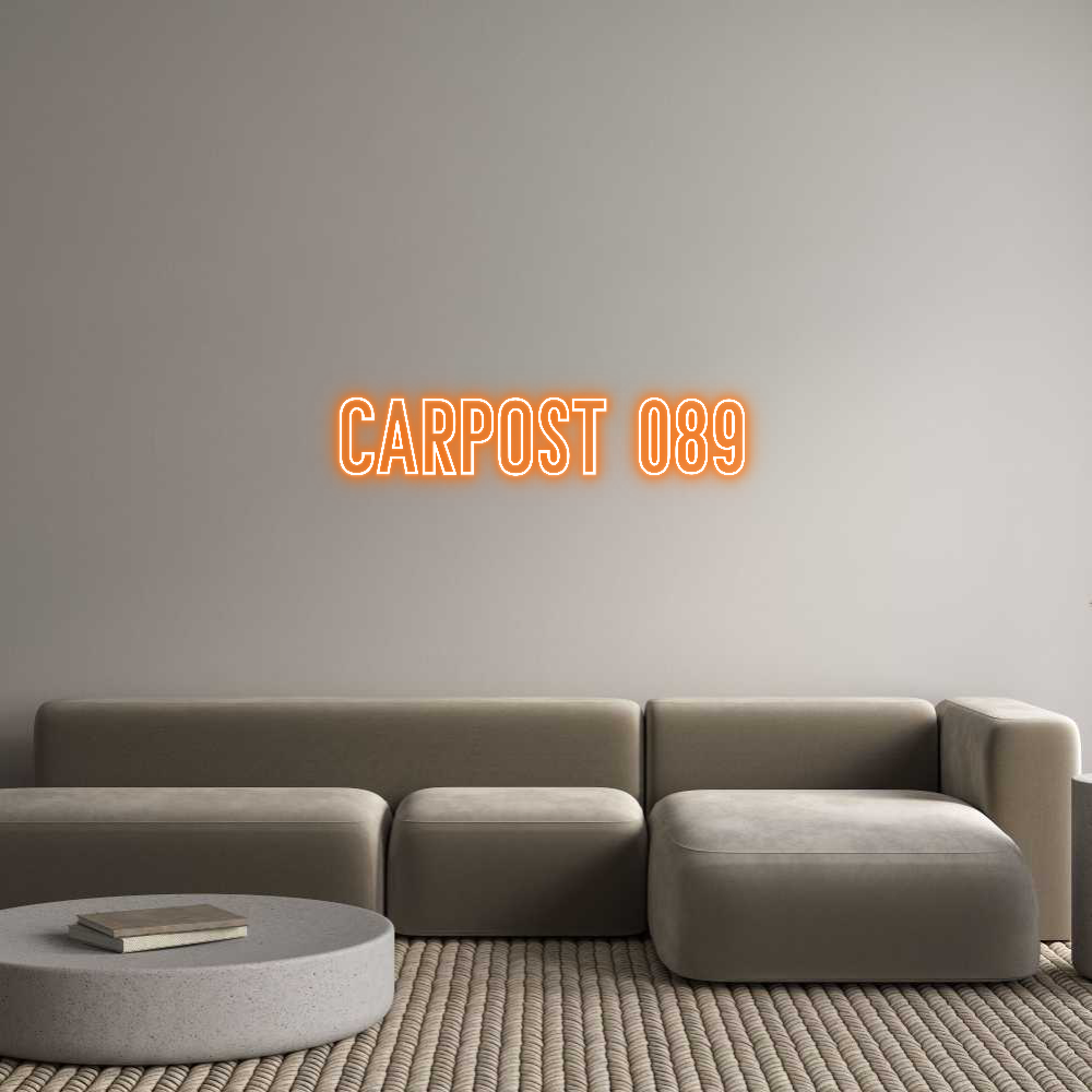 Individuelles Neon: CarPost 089