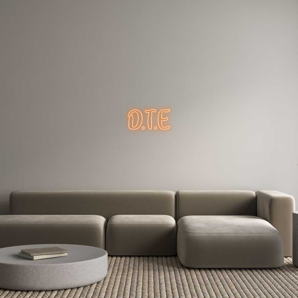 Individuelles Neon: D.T.E