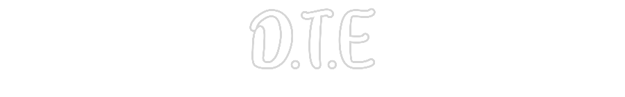 Individuelles Neon: D.T.E