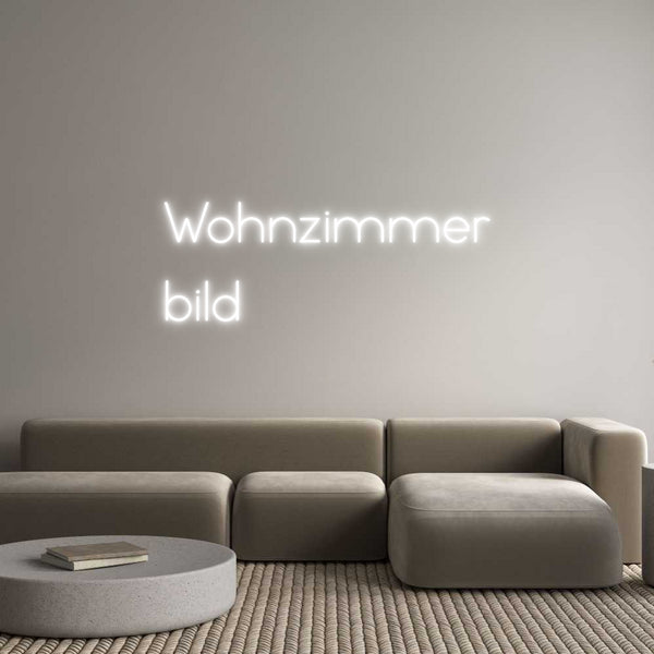 Individuelles Neon: Wohnzimmer
b...