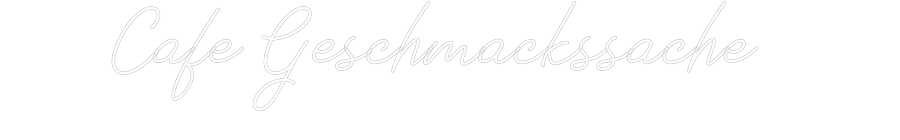 Individuelles Neon: Cafe Geschmac...