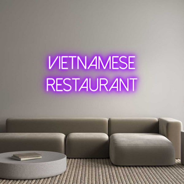 Individuelles Neon: Vietnamese
R...