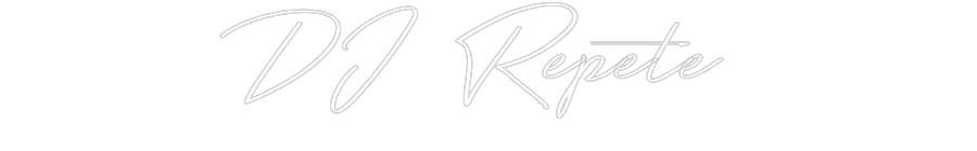 Individuelles Neon: DJ Repete