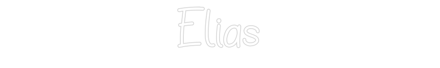 Individuelles Neon: Elias