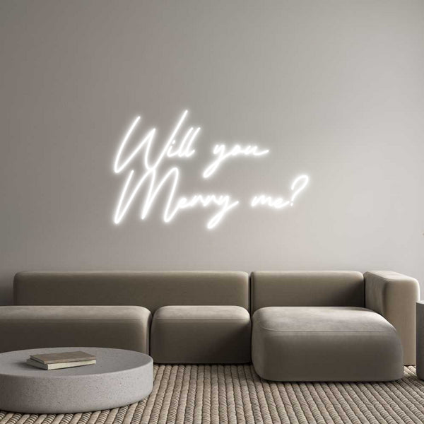 Individuelles Neon: Will you
Mer...