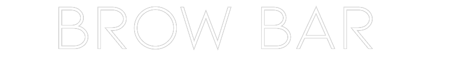 Individuelles Neon: Brow Bar