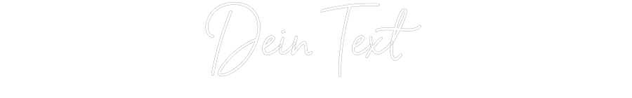 Individuelles Neon: Dein Text