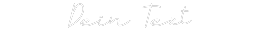 Individuelles Neon: Dein Text