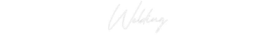 Individuelles Neon: Welding