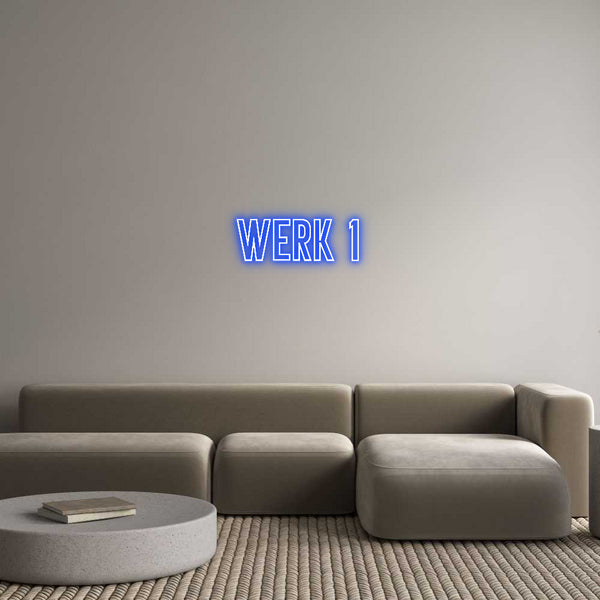 Individuelles Neon: WERK 1