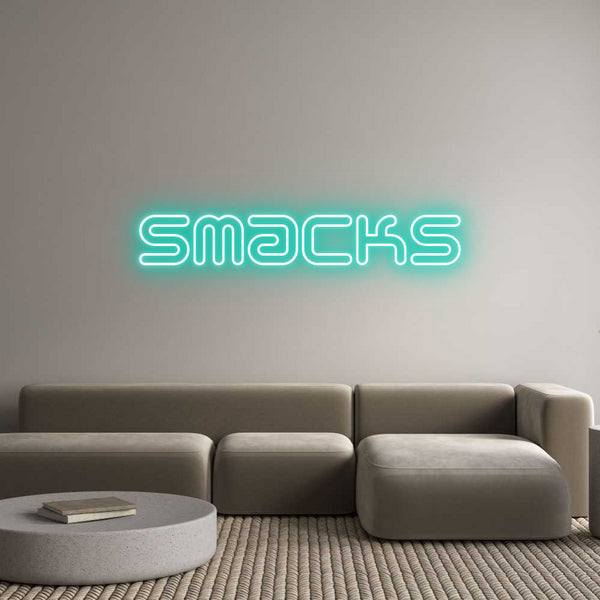 Individuelles Neon: Smacks