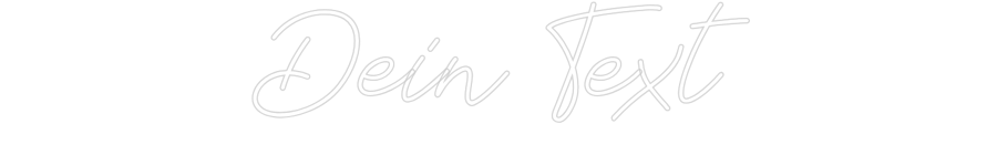 Individuelles Neon: Dein Text