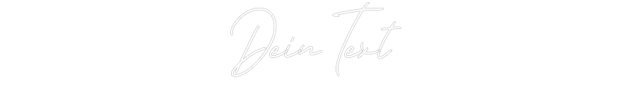 Individuelles Neon: Dein Text
