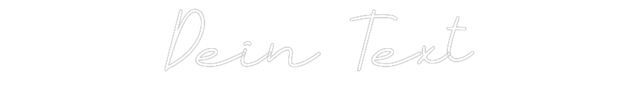 Individuelles Neon: Dein Text