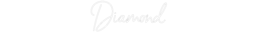 Individuelles Neon: Diamond