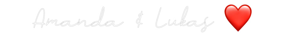 Individuelles Neon: Amanda & Luka...